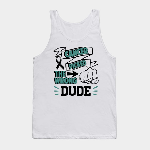 Cancer Picked The Wrong Dude Tank Top by Mesyo